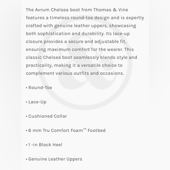 Thomas & Vine Men’s Boots Size 14 - Picture 8 of 8